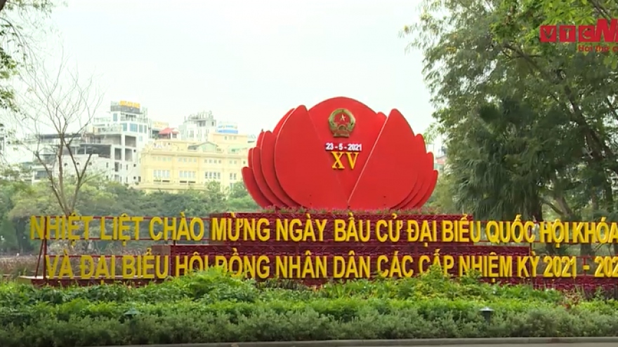 Hà Nội rực rỡ trước ngày bầu cử